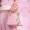 Novelty keychains Aesthetic Y2K Keychain Charms Stylish Keychains Accessories for Women Bag Purse Gifts (1x Pink Strawberry)